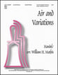 Air and Variations Handbell sheet music cover